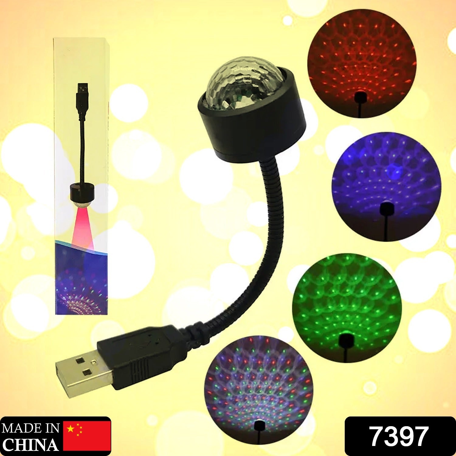 Mini disco ball light for car Mini disco ball light for car